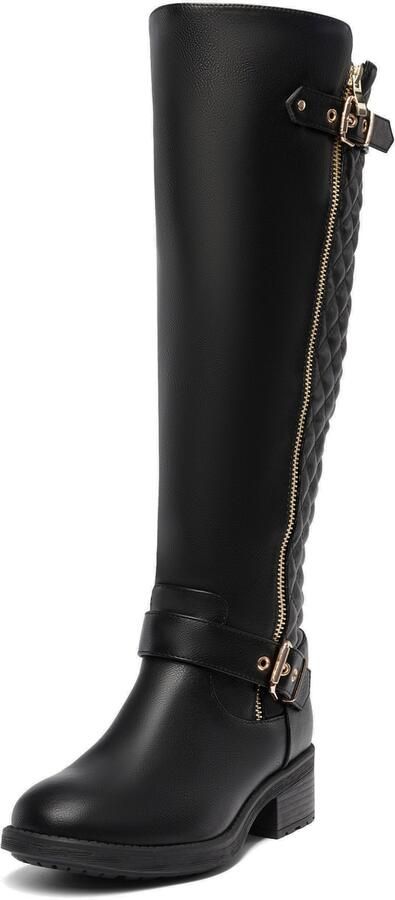 Dream Pairs Laarzen zwart