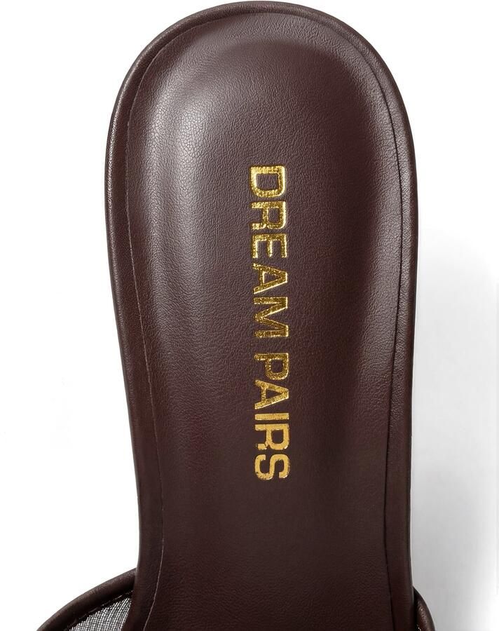 Dream Pairs Muiltjes bruin - Foto 4