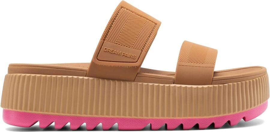 Dream Pairs Muiltjes camel - Foto 3