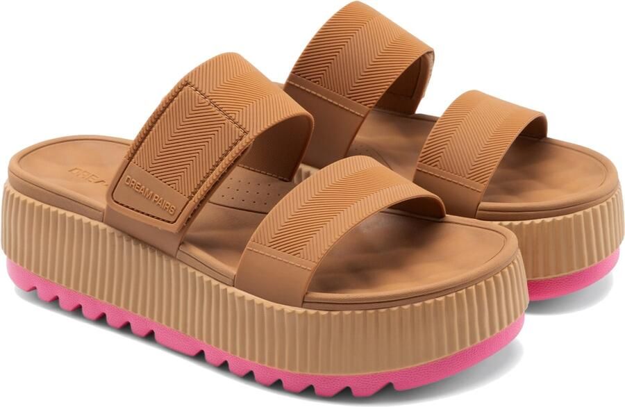 Dream Pairs Muiltjes camel - Foto 2