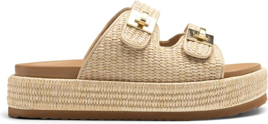 Dream Pairs Muiltjes ' Fashion' beige - Foto 4