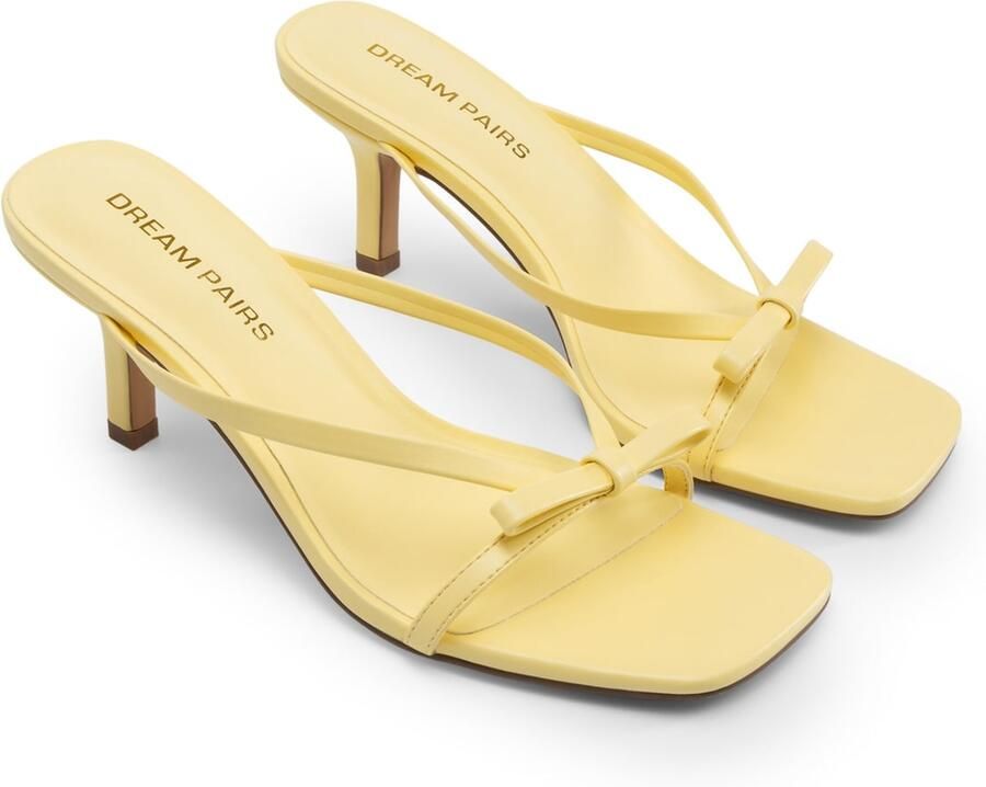 Dream Pairs Muiltjes geel - Foto 2