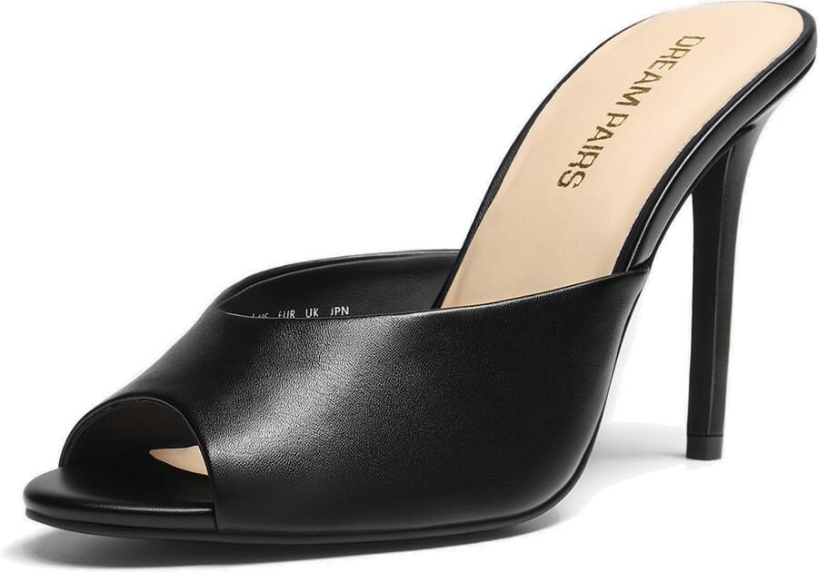 Dream Pairs Muiltjes zwart