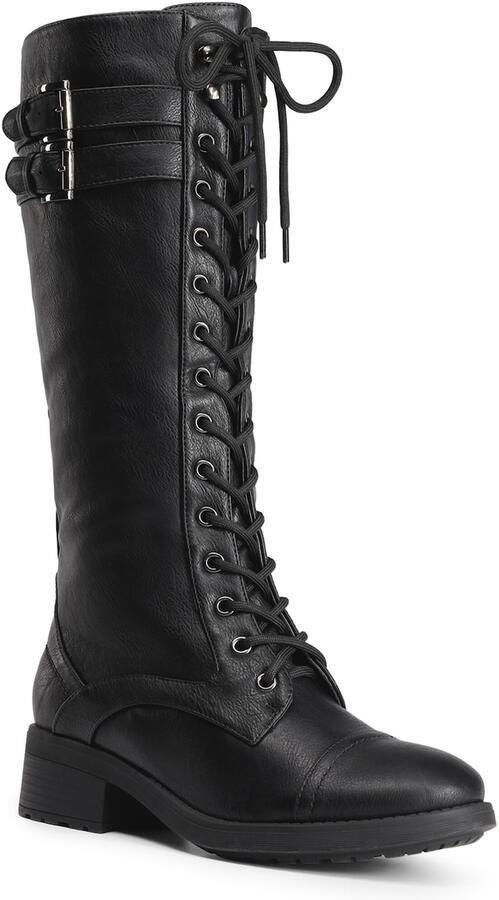 Dream Pairs Overknee laarzen zwart - Foto 5