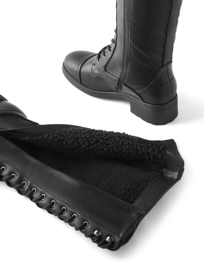 Dream Pairs Overknee laarzen zwart - Foto 4