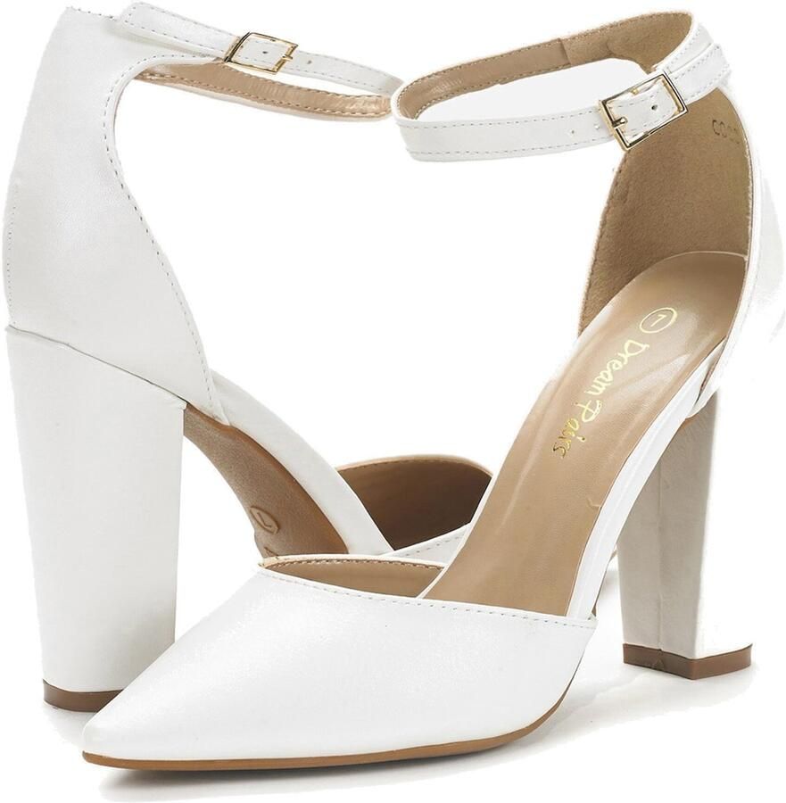 Dream Pairs Pumps wit - Foto 2