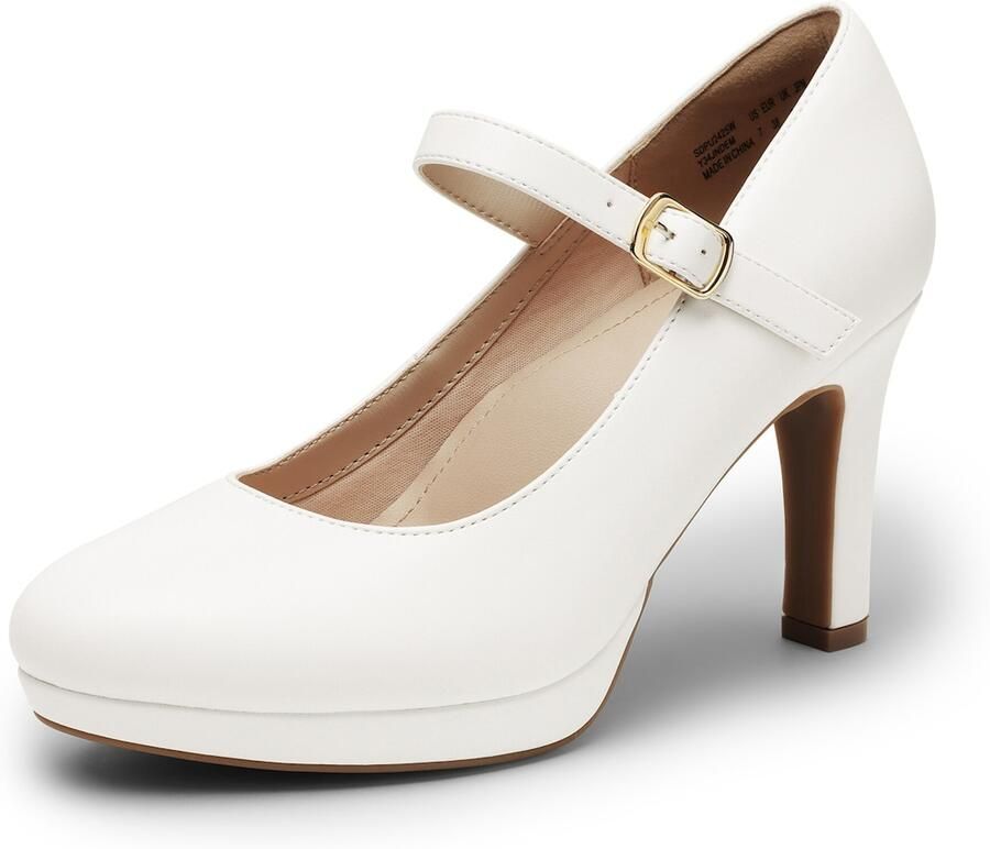 Dream Pairs Pumps wit - Foto 2