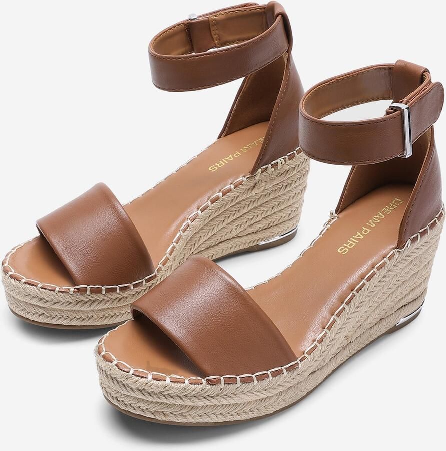 Dream Pairs Sandaal bruin - Foto 2