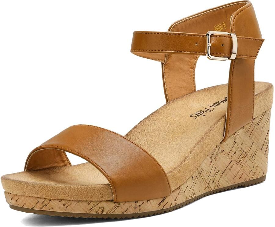 Dream Pairs Sandaal camel