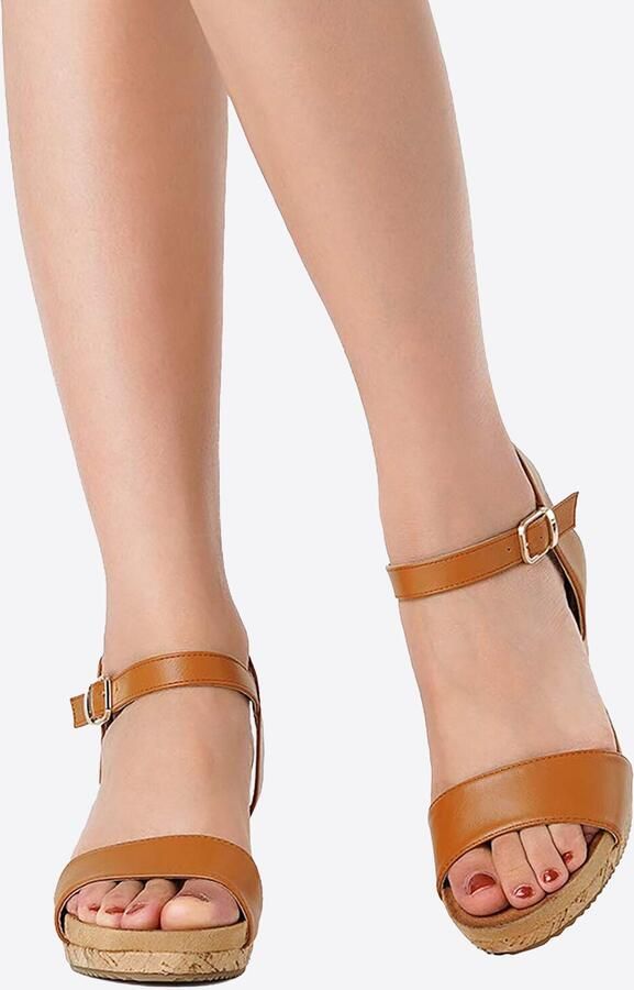 Dream Pairs Sandaal camel - Foto 4