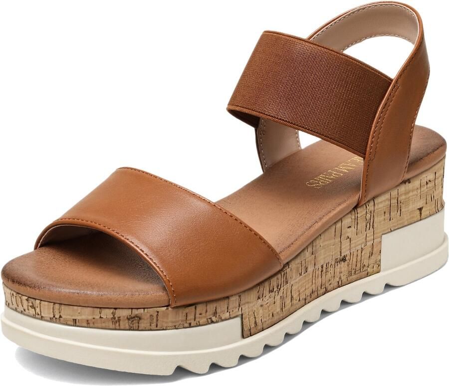 Dream Pairs Sandaal camel