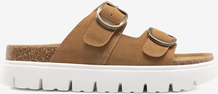 Dream Pairs Sandaal 'Damen-Plateausandalen mit Keilabsatz und Fußgewölbeunterstützung' bruin - Foto 4