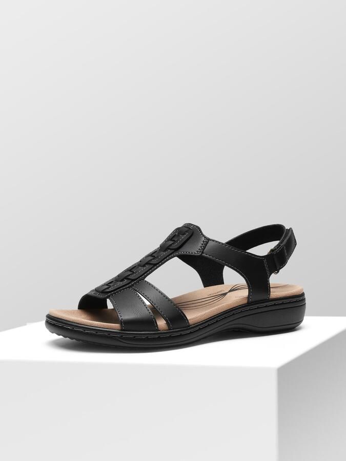 Dream Pairs Sandaal 'Damen Wasser Sandalen Bequeme Flache Strand Plattform Elegante Sommer Gehschuhe' zwart