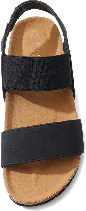 Dames Sandalen Comfortabele Platte Slippers met Bandjes - Foto 3