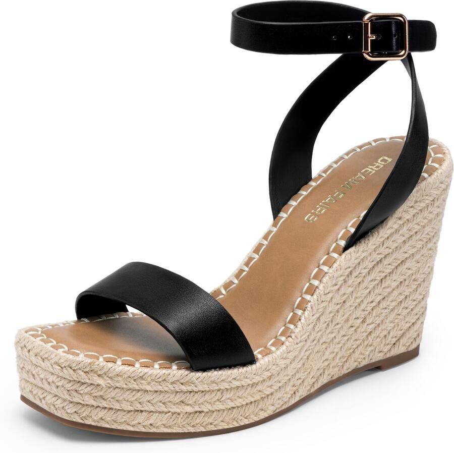 Dream Pairs Sandaal zwart