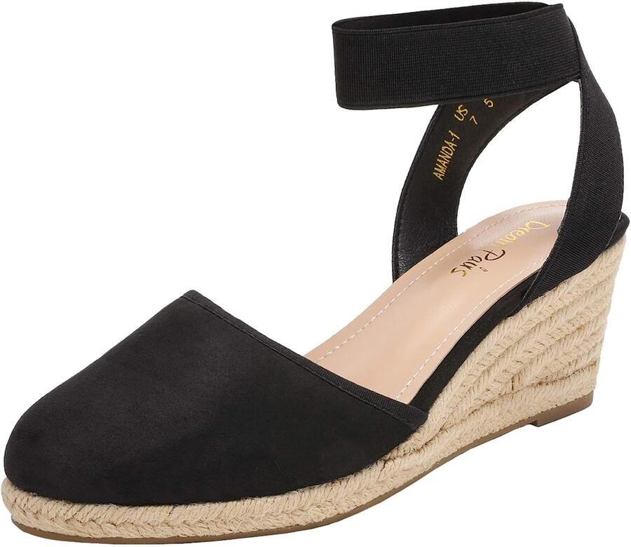 Dream Pairs Sandaal zwart