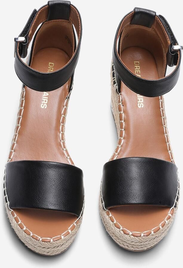 Dames Espadrille Sandalen met Plateau en Enkelband Zomer Stijl - Foto 6