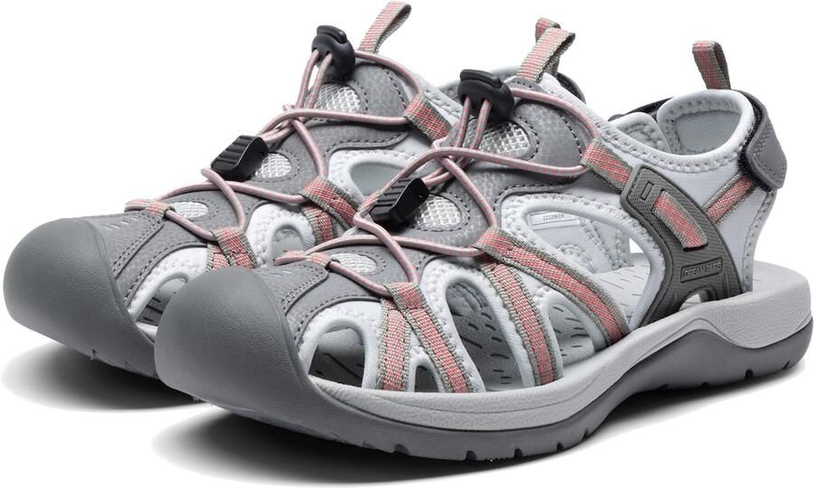 Dream Pairs Teenslipper grijs