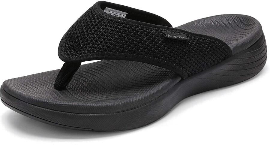 Dream Pairs Teenslipper zwart