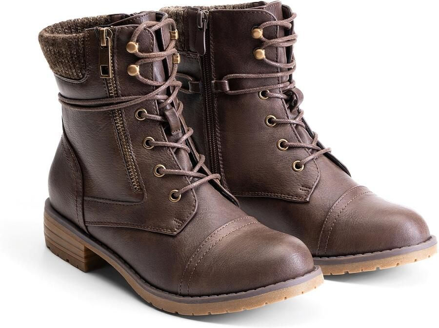 Dream Pairs Veterlaarsjes bruin - Foto 5