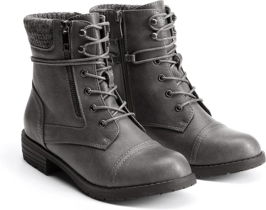 Dream Pairs Veterlaarsjes grijs - Foto 5