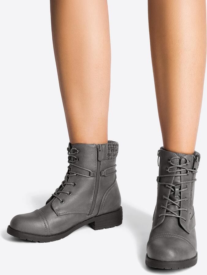Dream Pairs Veterlaarsjes grijs - Foto 4