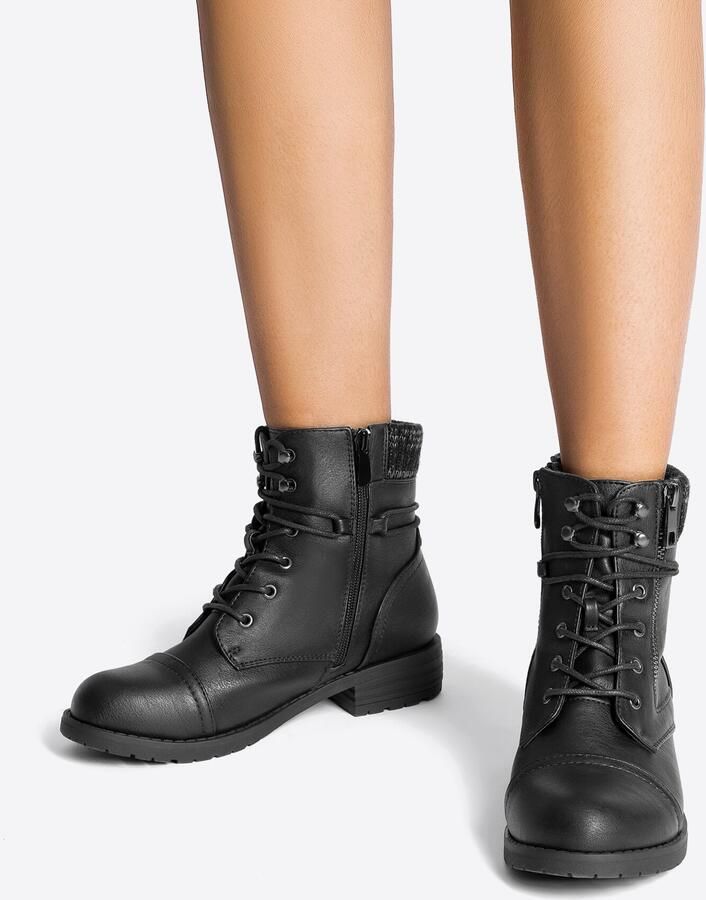 Dream Pairs Veterlaarsjes zwart - Foto 5