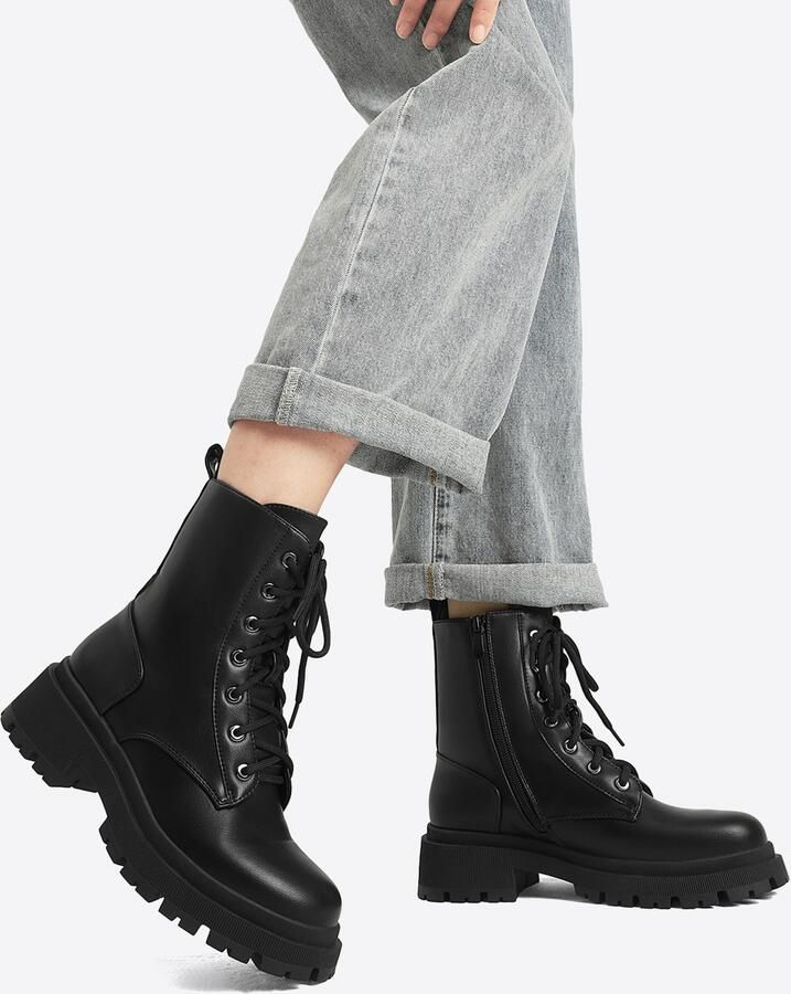 Dream Pairs Veterlaarsjes zwart - Foto 3