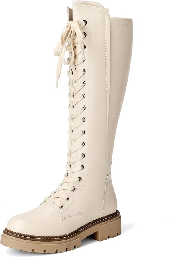 Dream Pairs Veterlaarzen beige - Foto 5