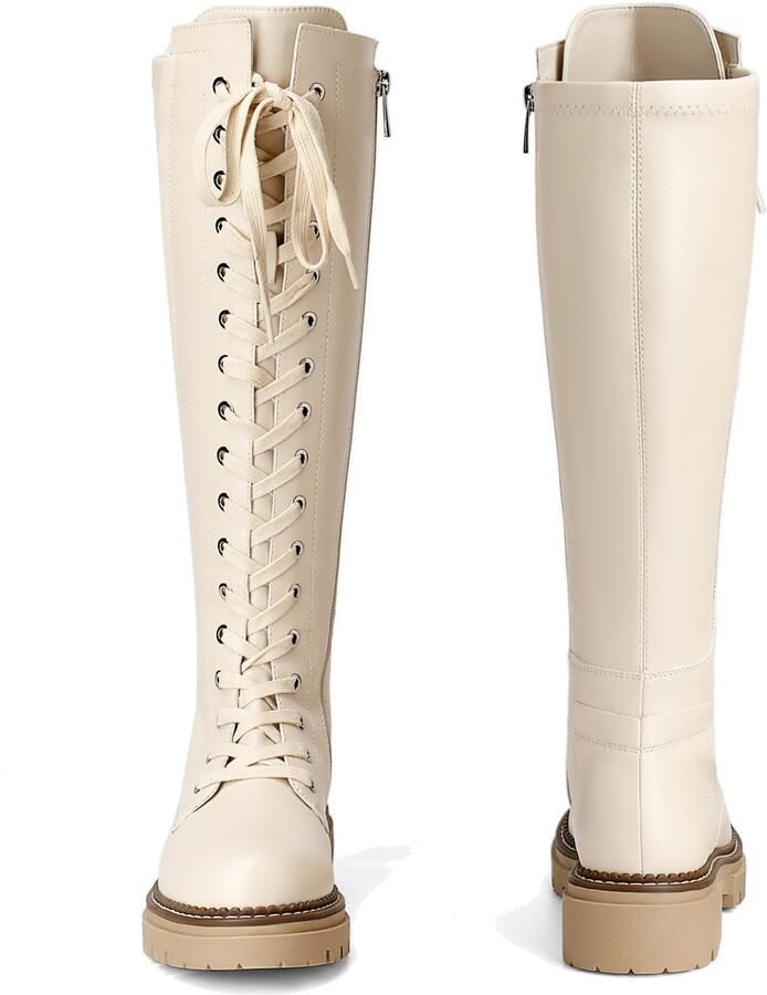 Dream Pairs Veterlaarzen beige - Foto 3