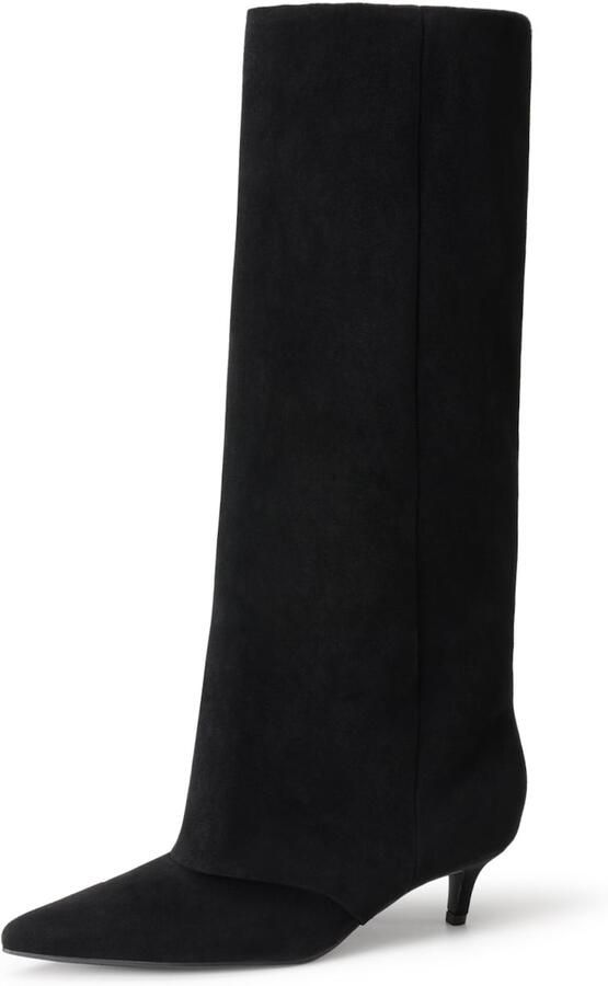 Dream Pairs Veterlaarzen black denim