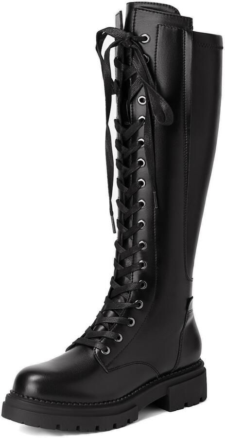 Dream Pairs Veterlaarzen zwart