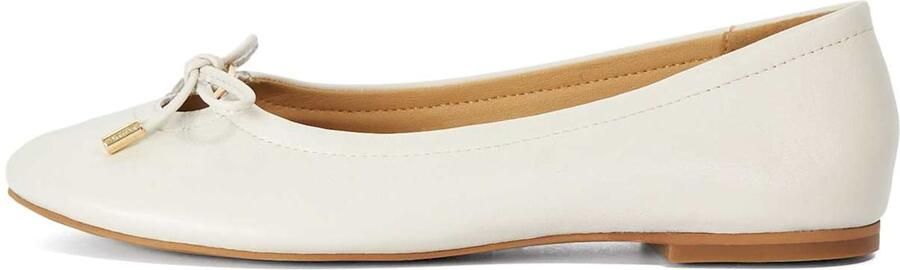 Dune LONDON Ballerina 'Hali' eierschaal - Foto 5