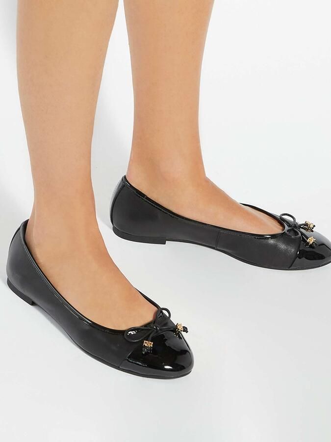 Dune LONDON Ballerina 'Hallo' zwart - Foto 3