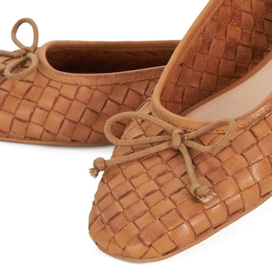 Dune LONDON Ballerina 'Heat' karamel - Foto 2