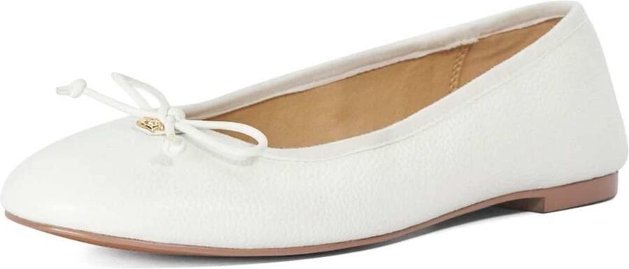 Dune LONDON Ballerina 'Helenne' lichtbeige