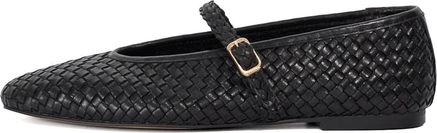 Dune LONDON Ballerina met riempjes zwart - Foto 5