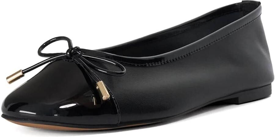 Dune LONDON Ballerina zwart