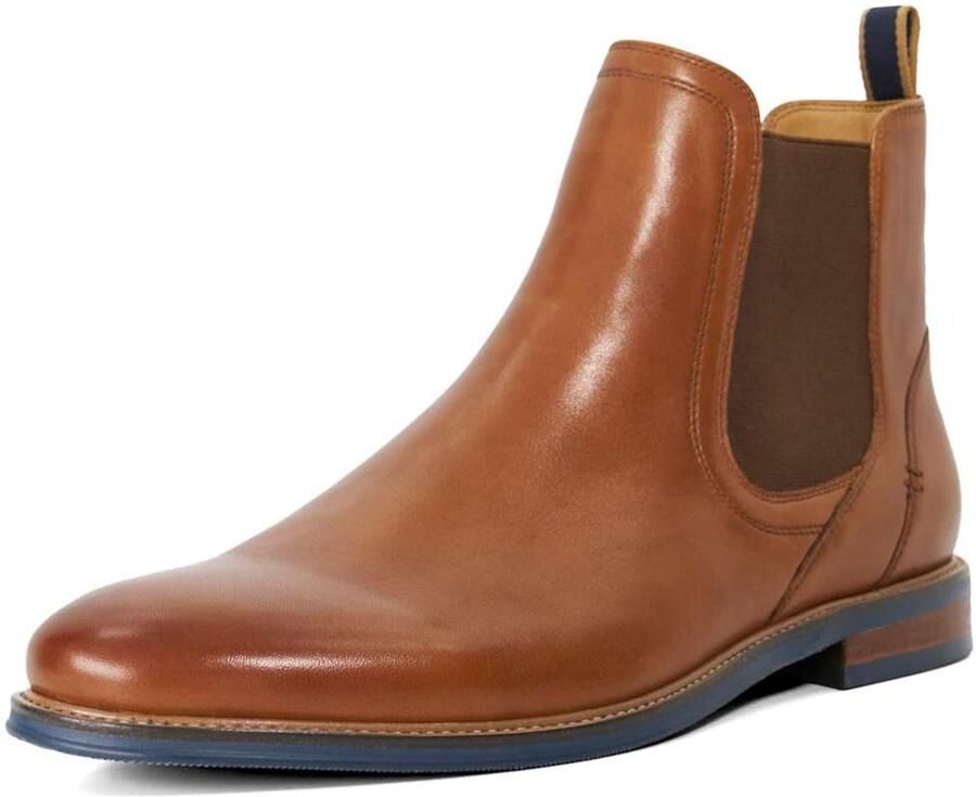 Dune LONDON Chelsea boots 'Mckinley' cognac