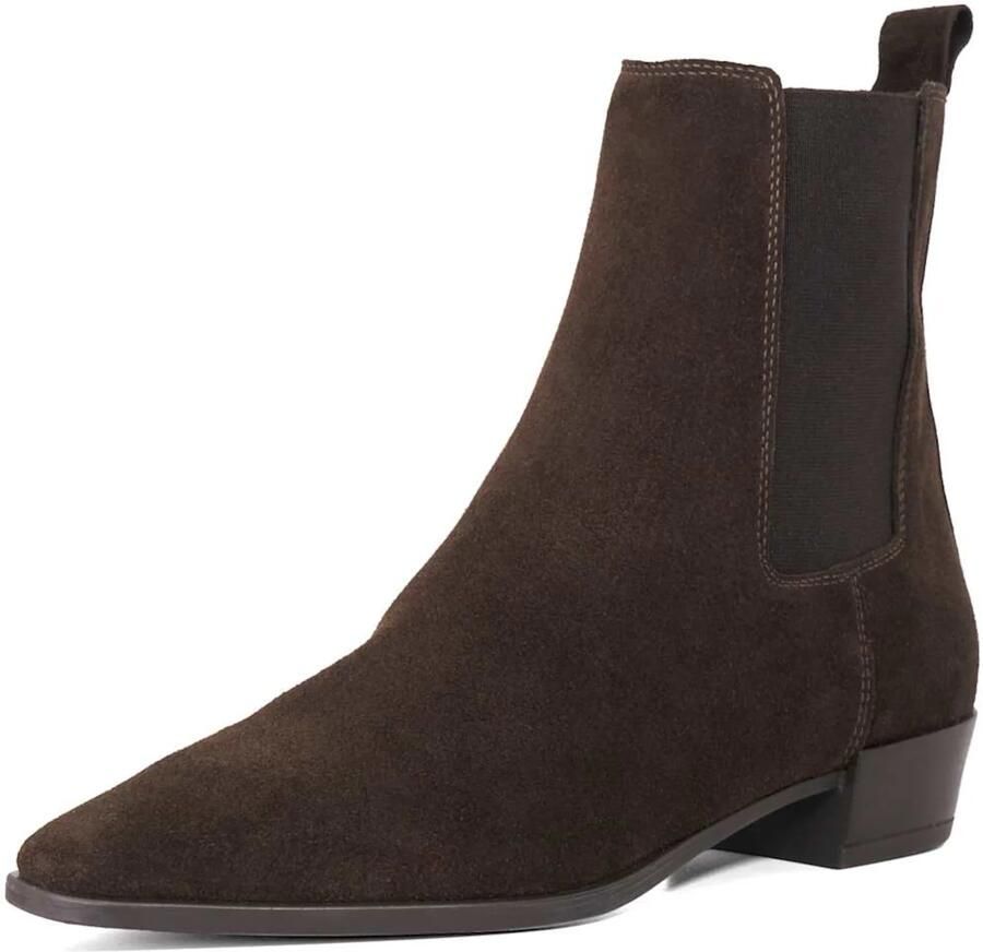Dune LONDON Chelsea boots 'Parkers' donkerbruin