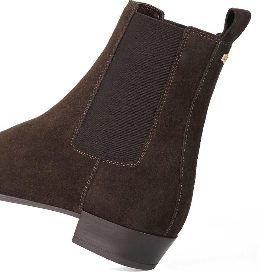 Dune LONDON Chelsea boots 'Parkers' donkerbruin - Foto 2