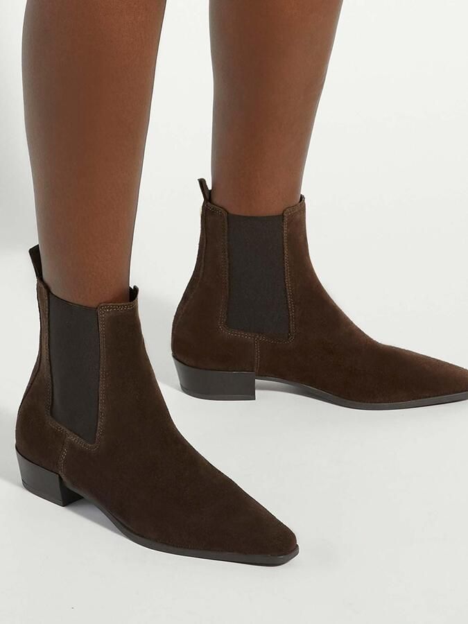 Dune LONDON Chelsea boots 'Parkers' donkerbruin - Foto 4