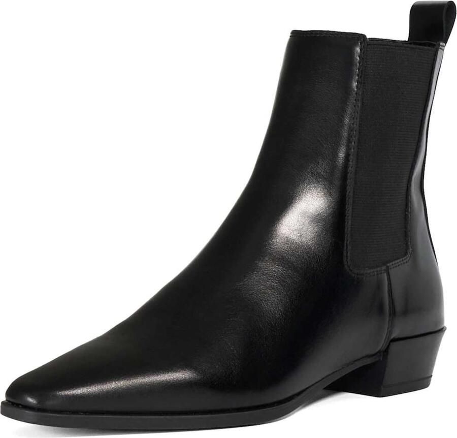 Dune LONDON Chelsea boots 'Parkers' zwart