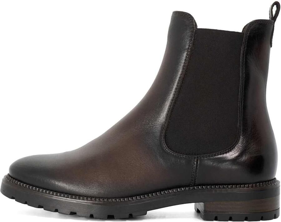 Dune LONDON Chelsea boots 'Poema' donkerbruin - Foto 5