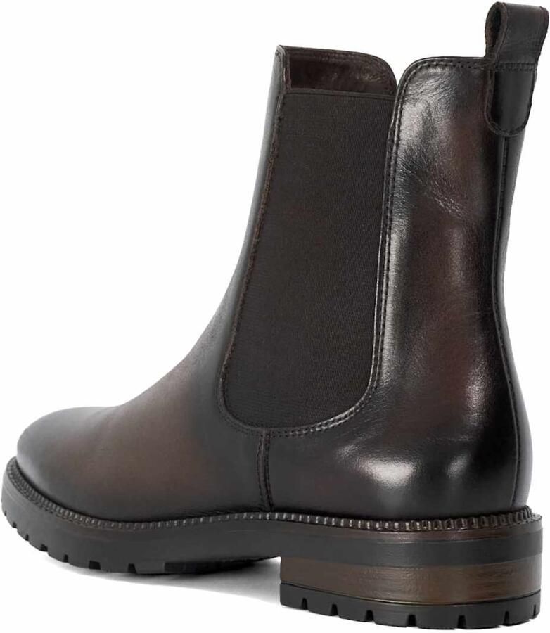 Dune LONDON Chelsea boots 'Poema' donkerbruin - Foto 3