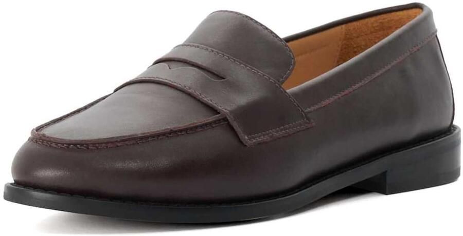 Dune LONDON Instappers 'Ginelli' bordeaux
