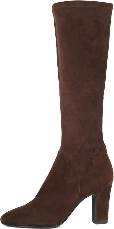 Dune LONDON Laarzen 'Simple' chocoladebruin