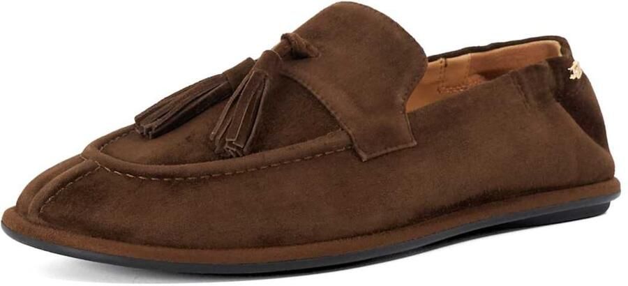 Dune LONDON Mocassins 'GROUNDING' bruin
