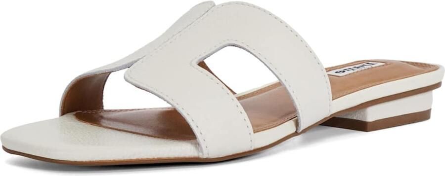 Dune London Loupe slipper van leer