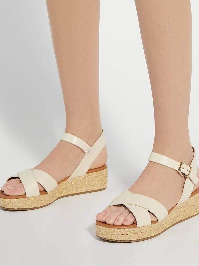 Dune London Regular Fit Linnie sleehak van leer - Foto 4